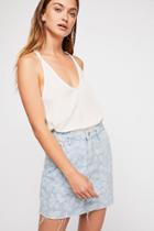 Zee Gee Why Kick Start Jacquard Skirt At Free People Denim